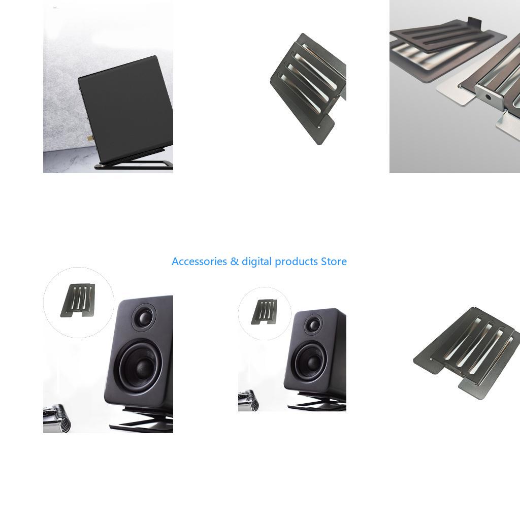 Desk Setup With Speakers - 77JD Dudukan Speaker Sudut Miring Ergonomis