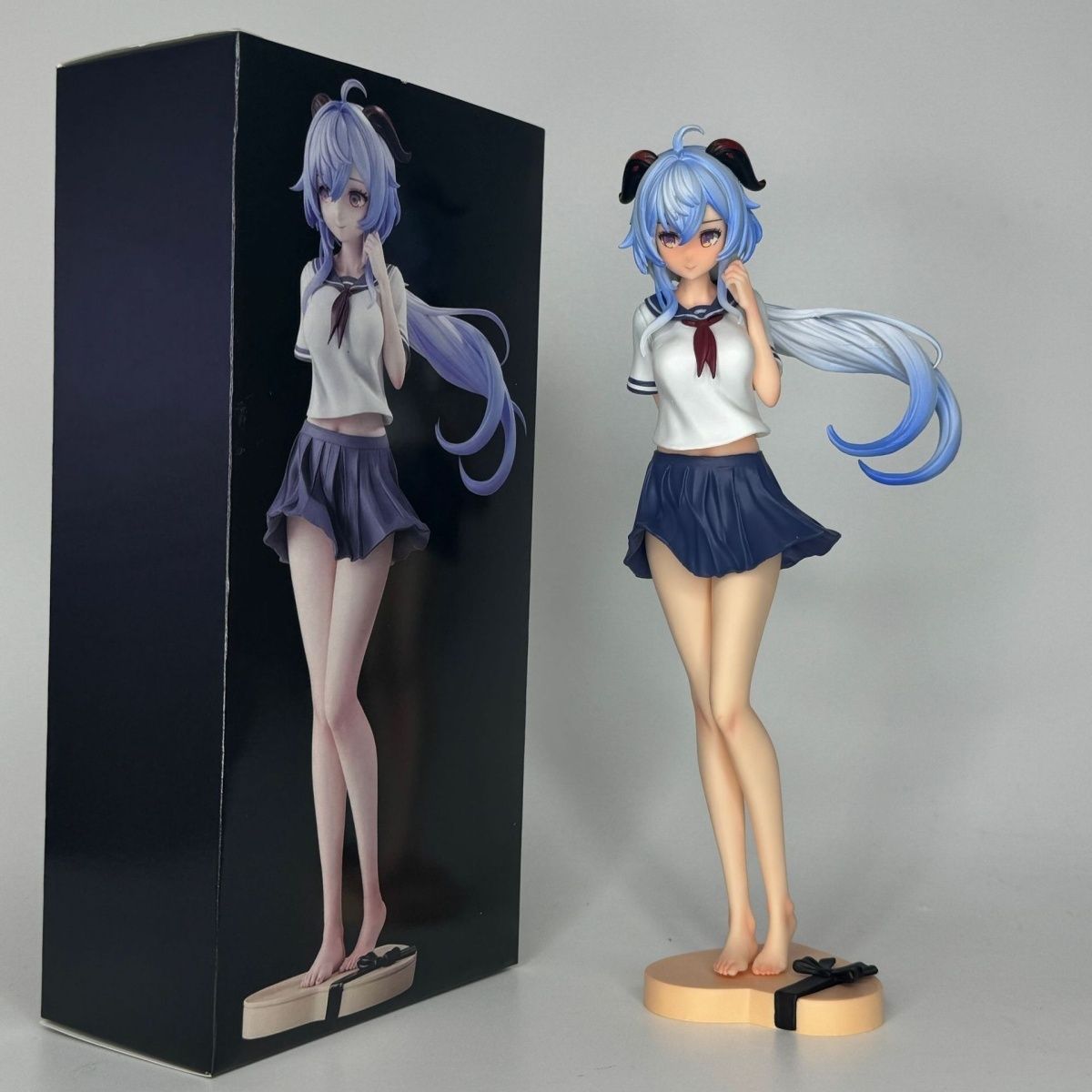 Desk Setup Girly - Figurine Anime Ganyu 25CMJK Confession, Aksesoris