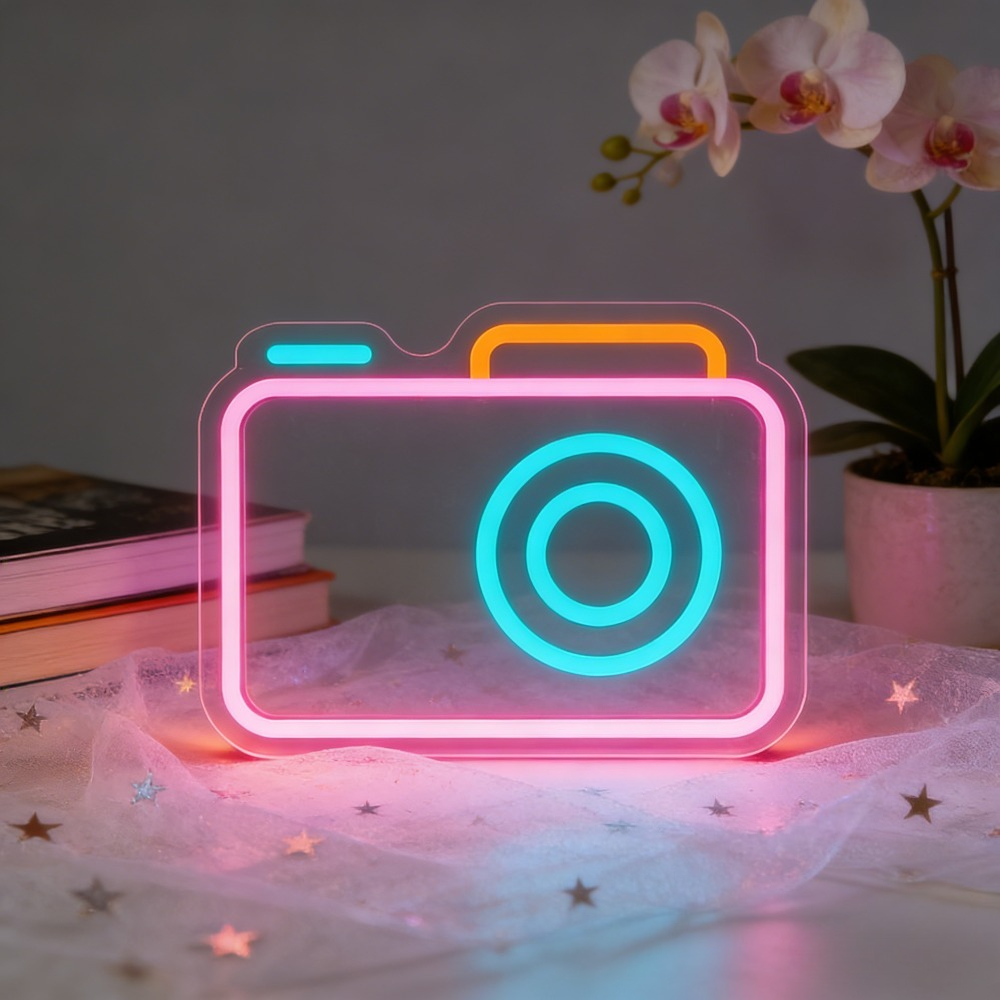Desk Setup Studio - Lampu Neon LED untuk Dinding, Dekorasi