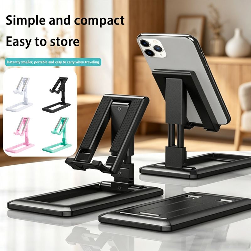Desk Setup Table - Penyangga Ponsel Tablet Lipat, Penyangga Telepon