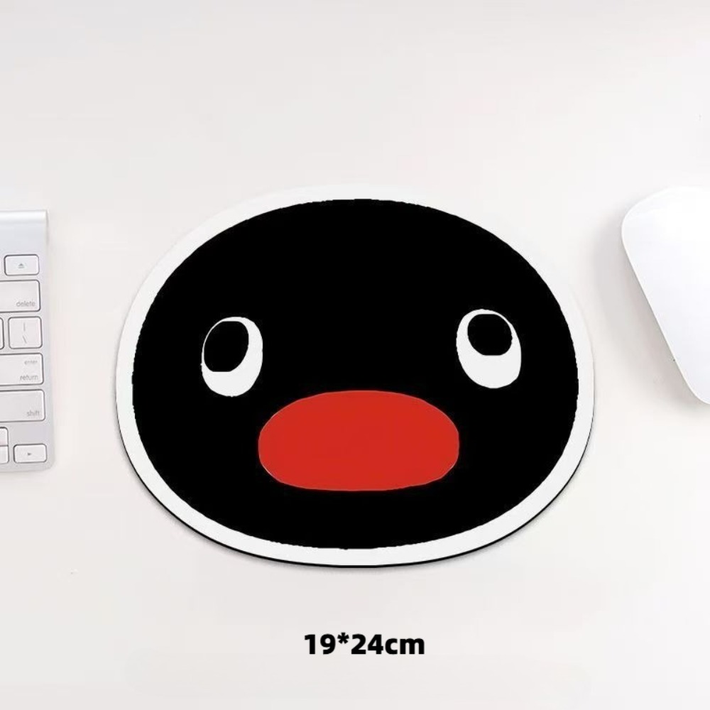 Desk Setup Cute - Alas Mouse Ekspresi Penguin Lucu Alas