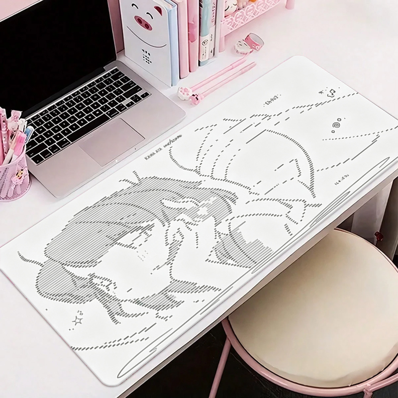 Desk Setup Kawaii - 1 Buah Alas Mouse Kulit Anime