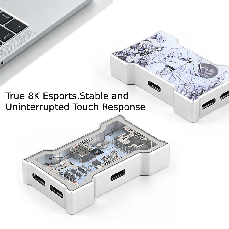 RGB USB Hub 2 Input 3 Output B - Desk Setup Keyboard ulasan dan harga