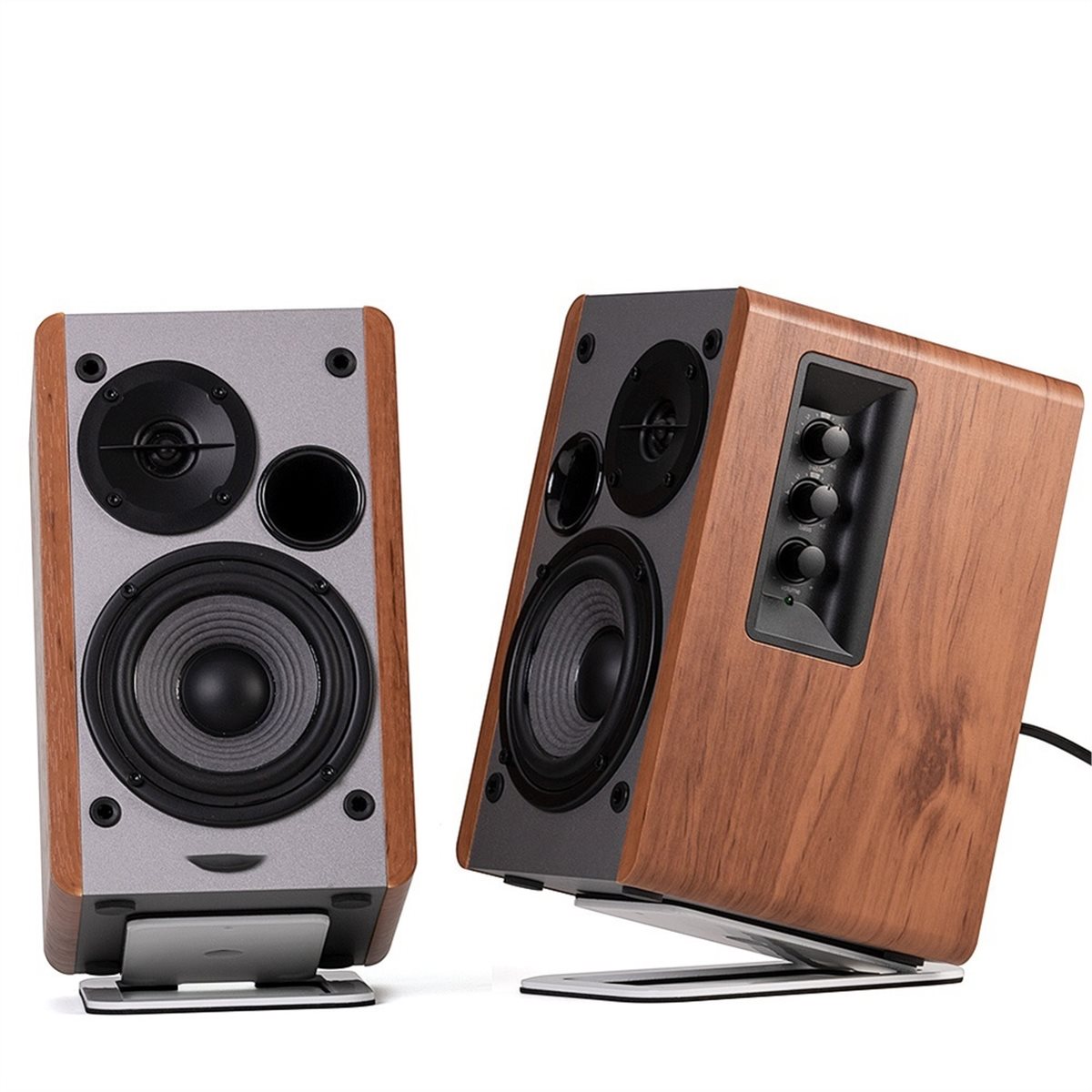 2 Buah Dudukan Speaker Desktop - Desk Setup With Speakers ulasan dan harga
