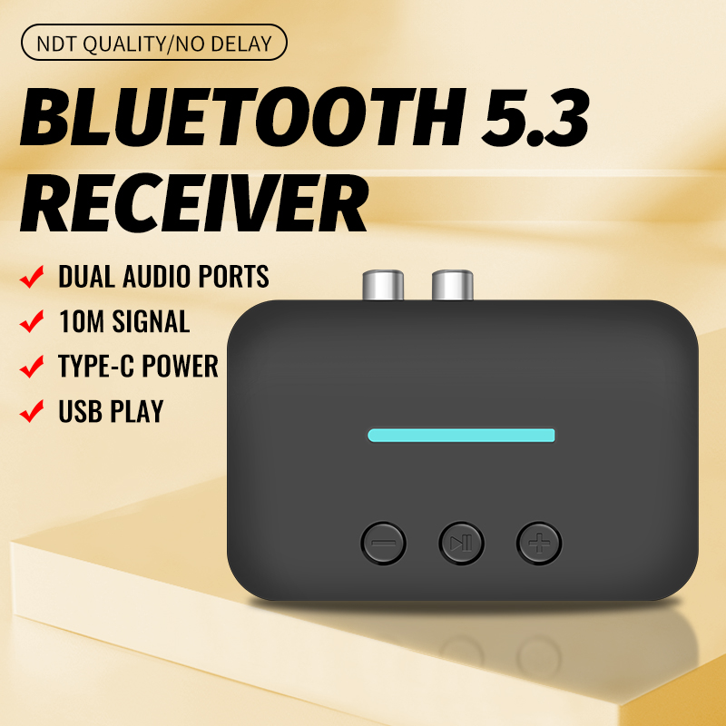 Adaptor penerima Audio USB Blu - Desk Setup Speakers ulasan dan harga