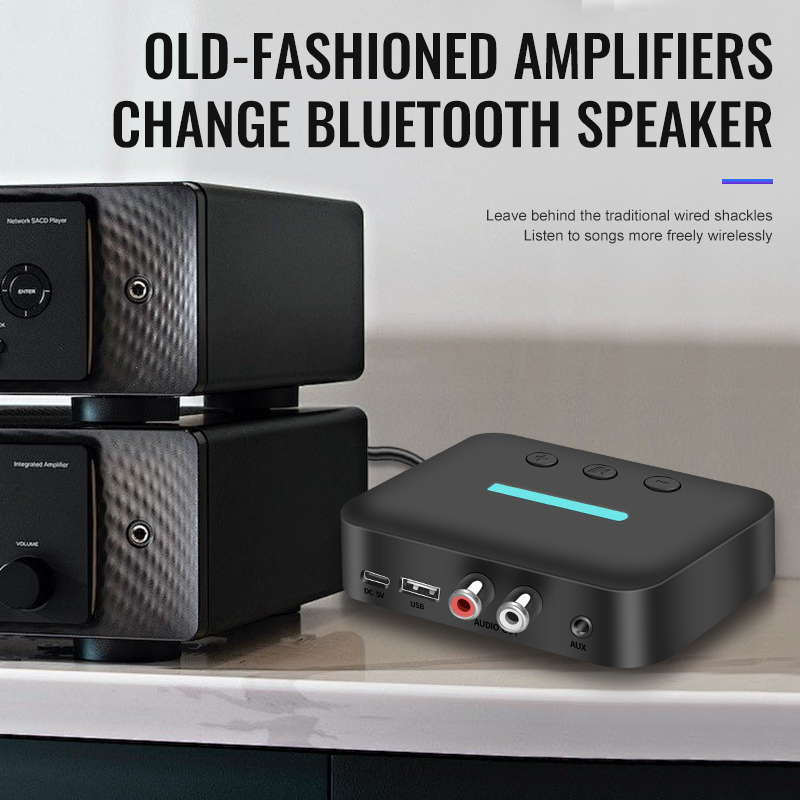 Adaptor penerima Audio USB Blu - Desk Setup Speakers ulasan dan harga