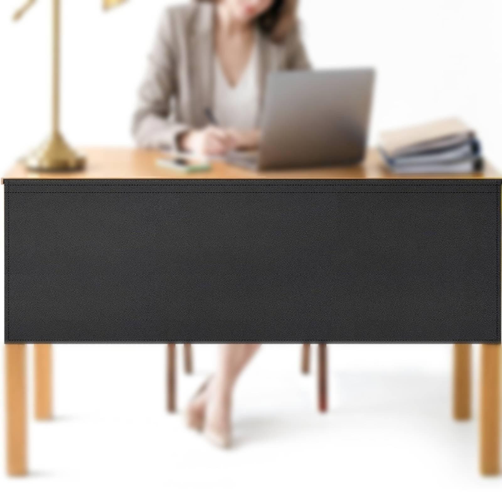 Panel Privasi Bawah Meja Kain  - Desk Setup Studio ulasan dan harga