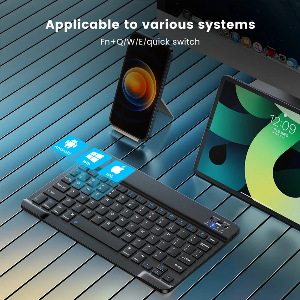 Keyboard Mouse Nirkabel Blueto - Desk Setup Keyboard ulasan dan harga