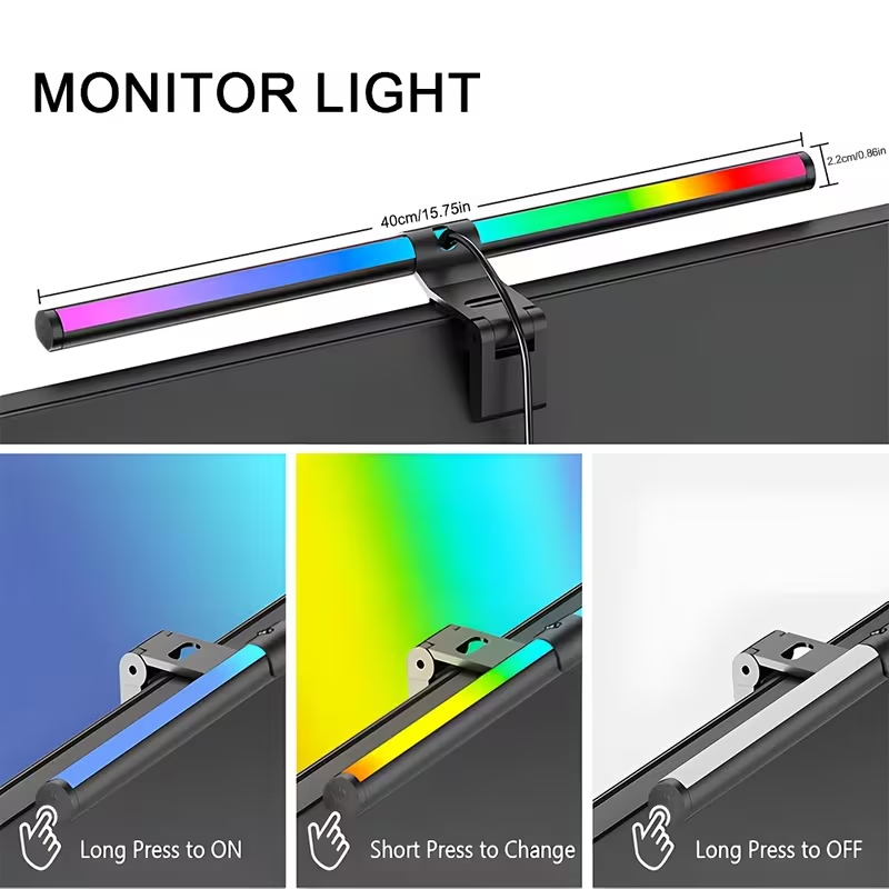 Lampu Monitor RGB Lightbar Atm - Setup Desk Monitor ulasan dan harga