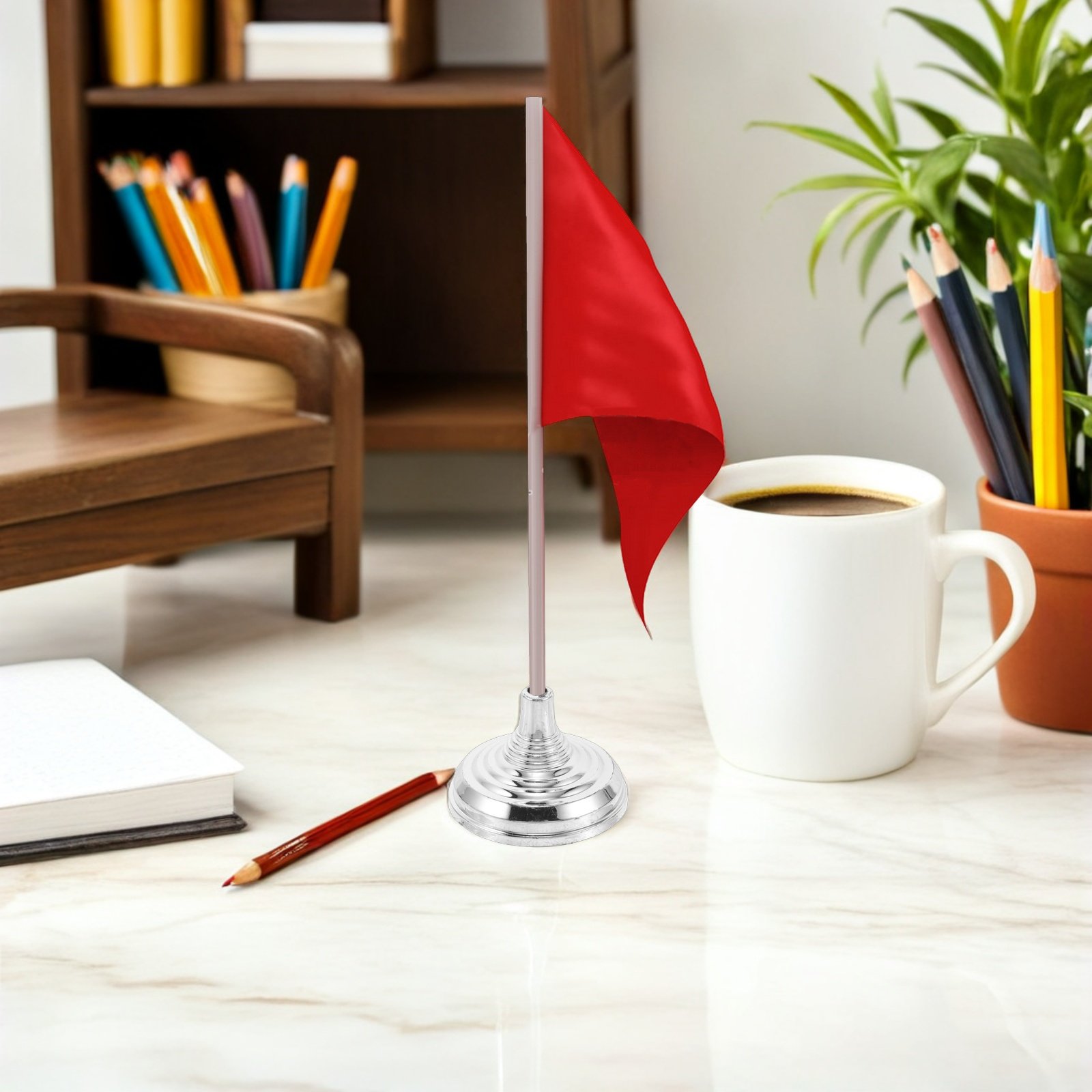 12 Buah Penyangga Bendera Meja - Desk Setup Table ulasan dan harga