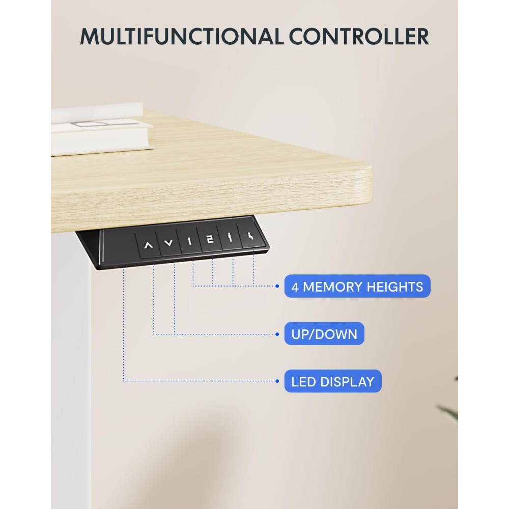 FLEXISPOT Meja Berdiri Elektri - Setup Desk Monitor ulasan dan harga