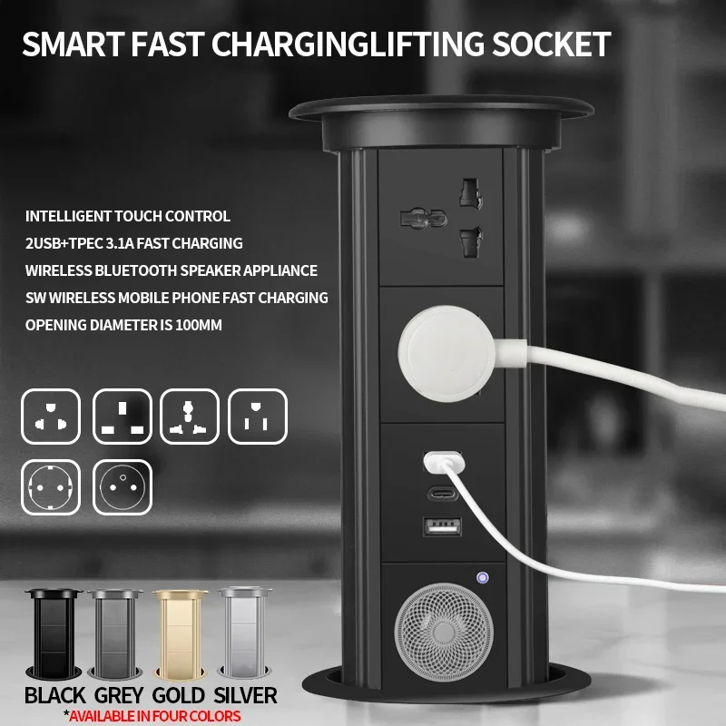 Pengisi Daya Nirkabel Soket Me - Desk Setup Speakers ulasan dan harga