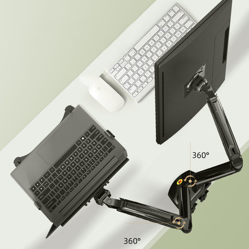 Desktop NB F160 + FP-2 Gas Mus - Desk Setup Monitor Arm ulasan dan harga
