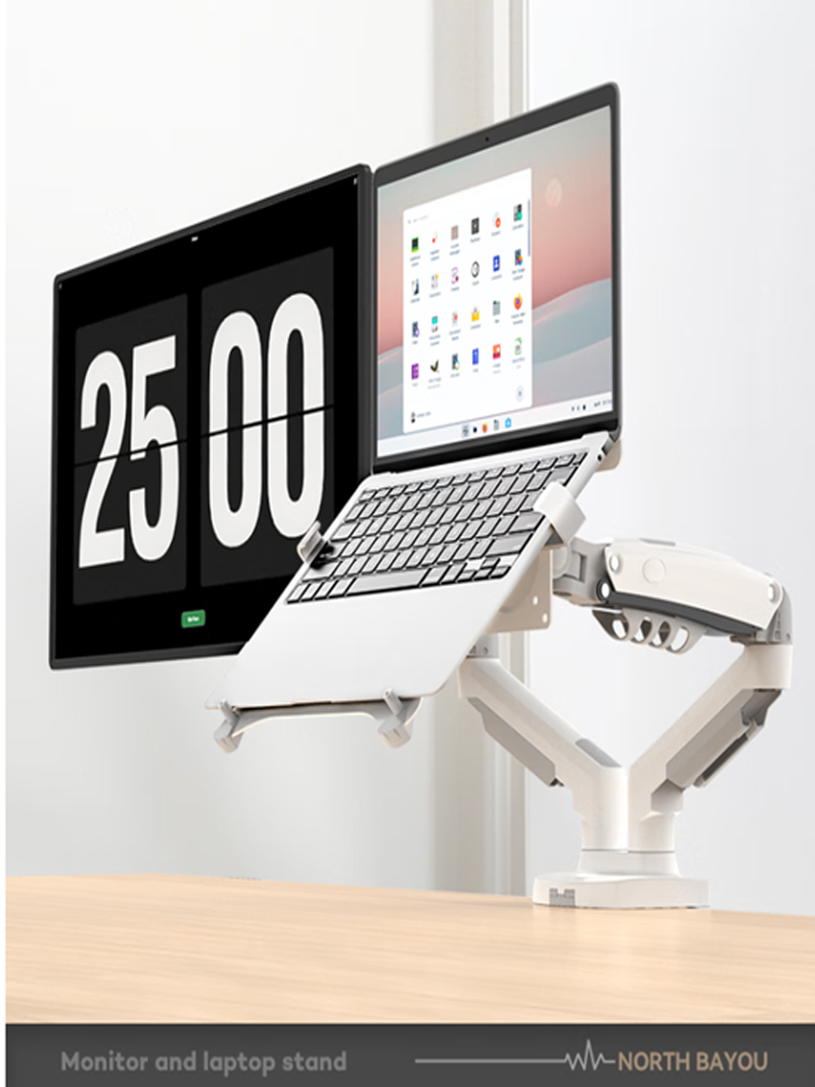 Desktop NB F160 + FP-2 Gas Mus - Desk Setup Monitor Arm ulasan dan harga