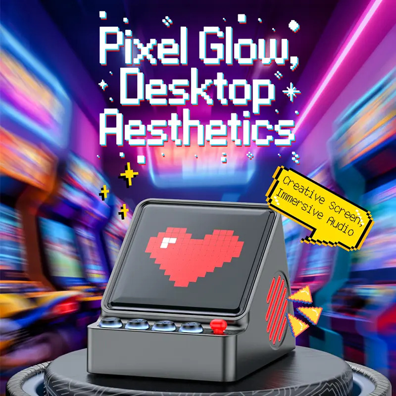 Speaker Portabel LED yang Dapa - Desk Setup With Speakers ulasan dan harga