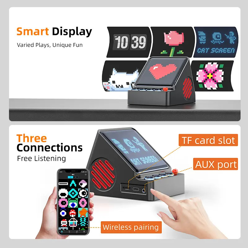 Speaker Portabel LED yang Dapa - Desk Setup With Speakers ulasan dan harga
