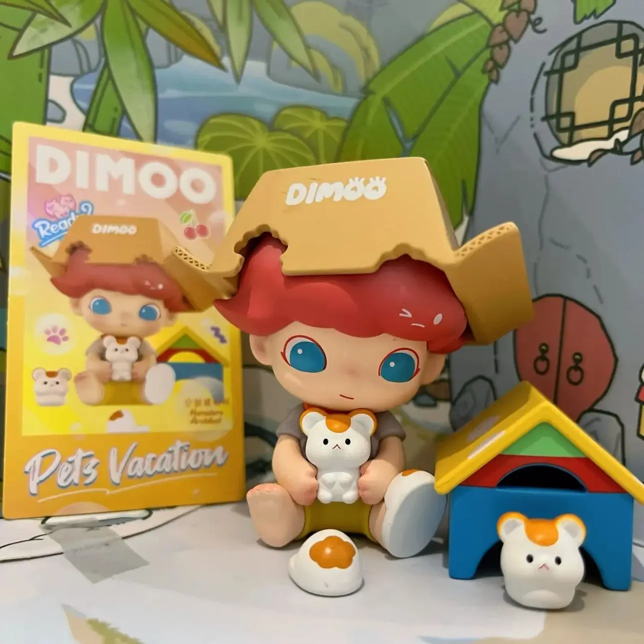 Mainan Popmart Dimoo Pet Vacat - Desk Setup Kawaii ulasan dan harga