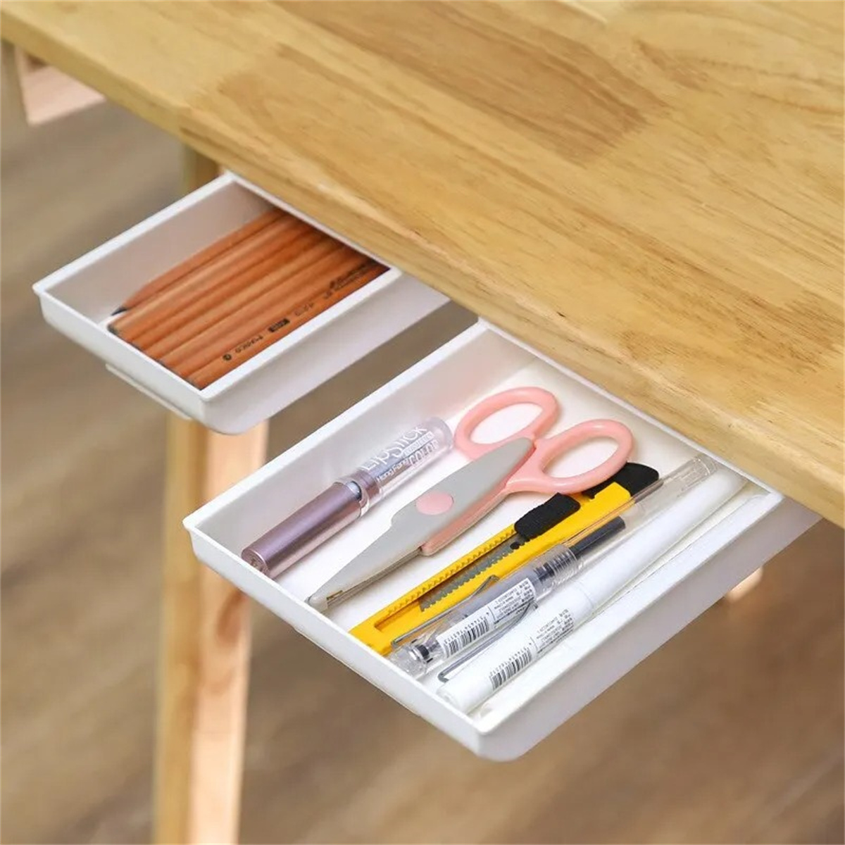 1 Buah Kotak Laci Penyimpanan  - Desk Setup White ulasan dan harga