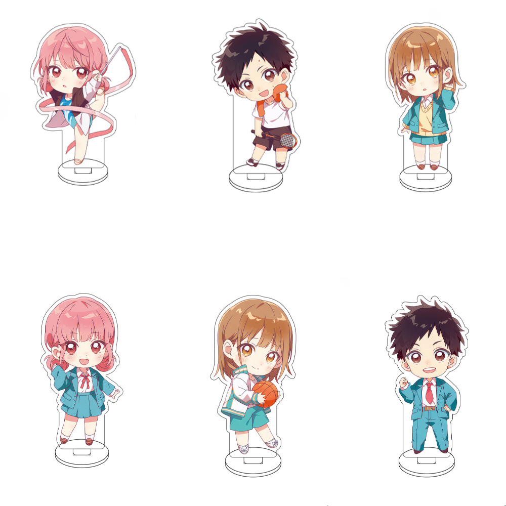 10CM Anime Kotak Biru Gambar B - Desk Setup Cute ulasan dan harga