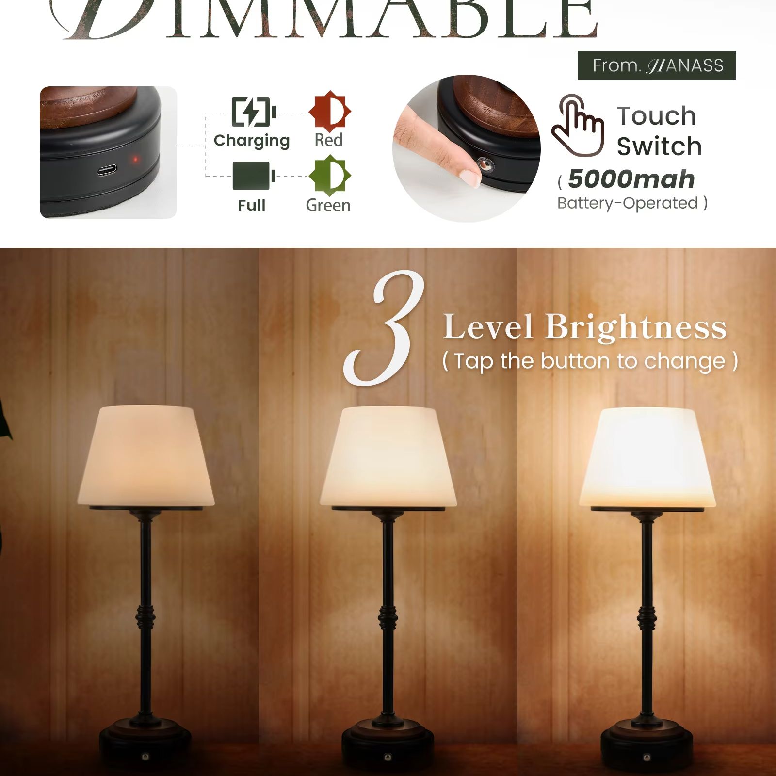 Lampu Meja Tanpa Kabel Set Lam - Desk Setup Table ulasan dan harga