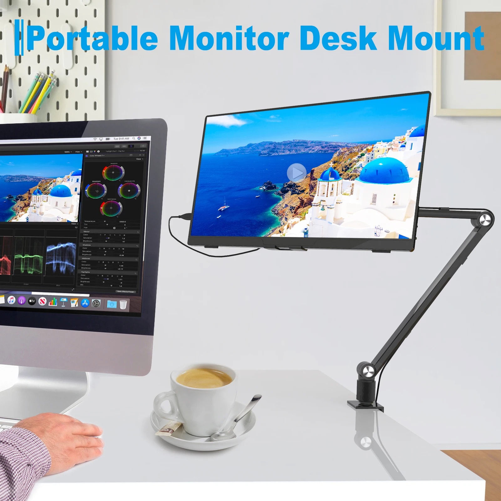 Dudukan Tablet 2025 untuk Ipad - Desk Setup Monitor Arm ulasan dan harga