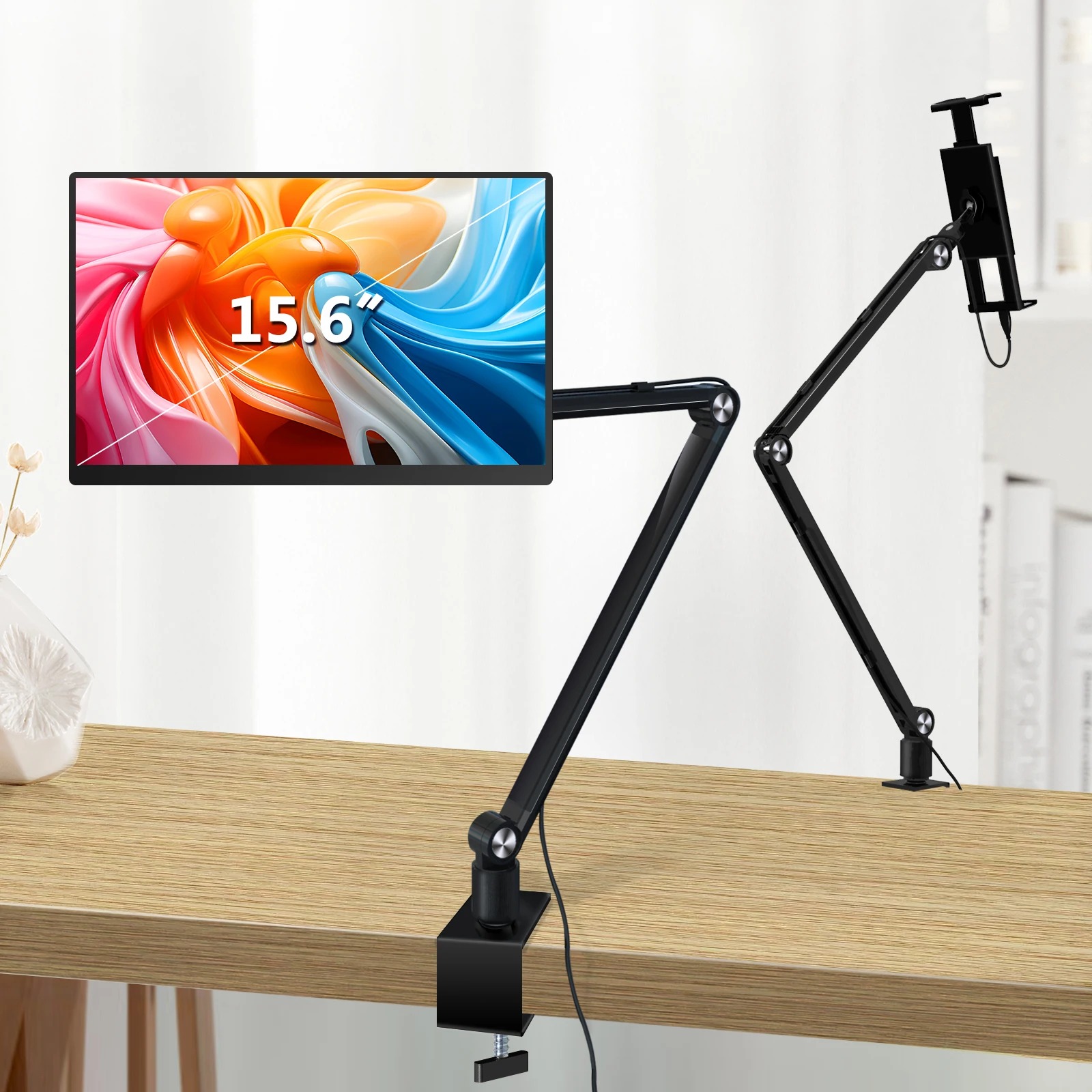 Dudukan Tablet 2025 untuk Ipad - Desk Setup Monitor Arm ulasan dan harga