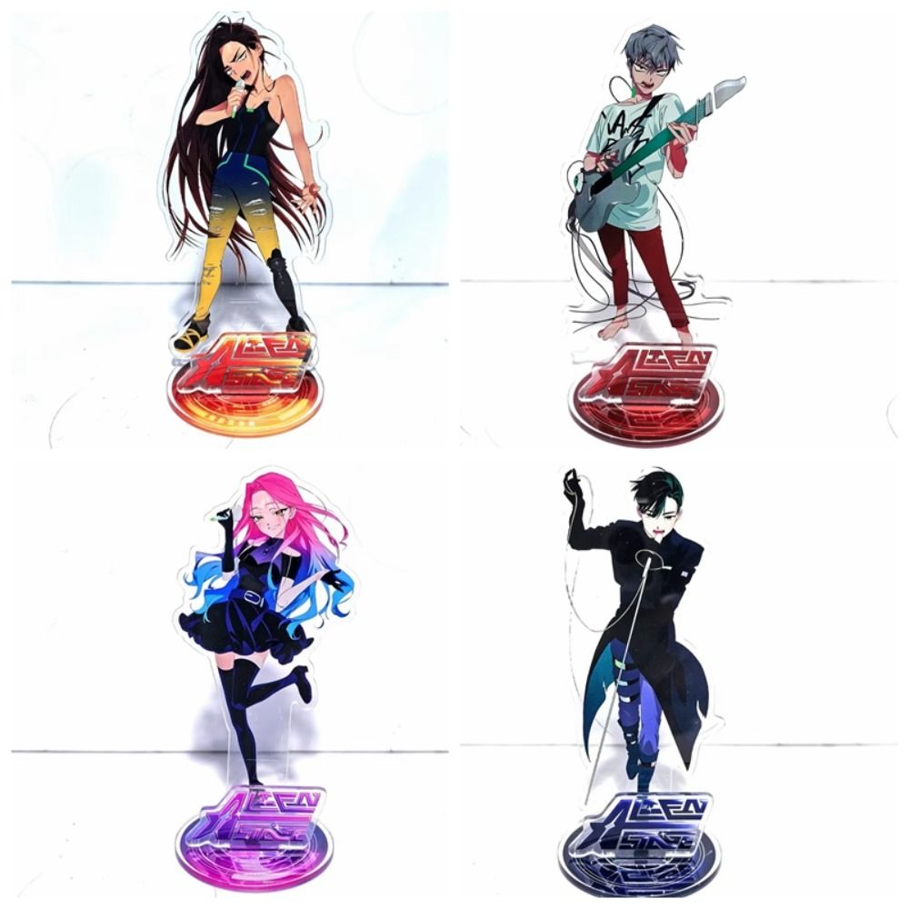 Stand Akrilik Alien Kawaii Luk - Desk Setup Kawaii ulasan dan harga