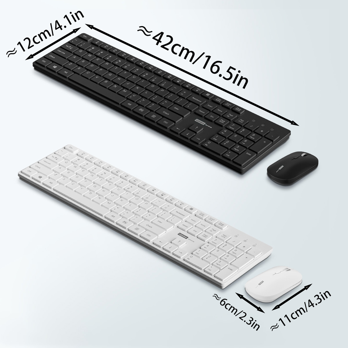 Lenovo KN220 Silent 2.4G Wirel - Desk Setup Keyboard ulasan dan harga