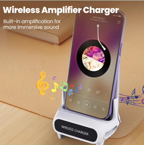 Stasiun Pengisian Daya Nirkabe - Desk Setup Speakers ulasan dan harga