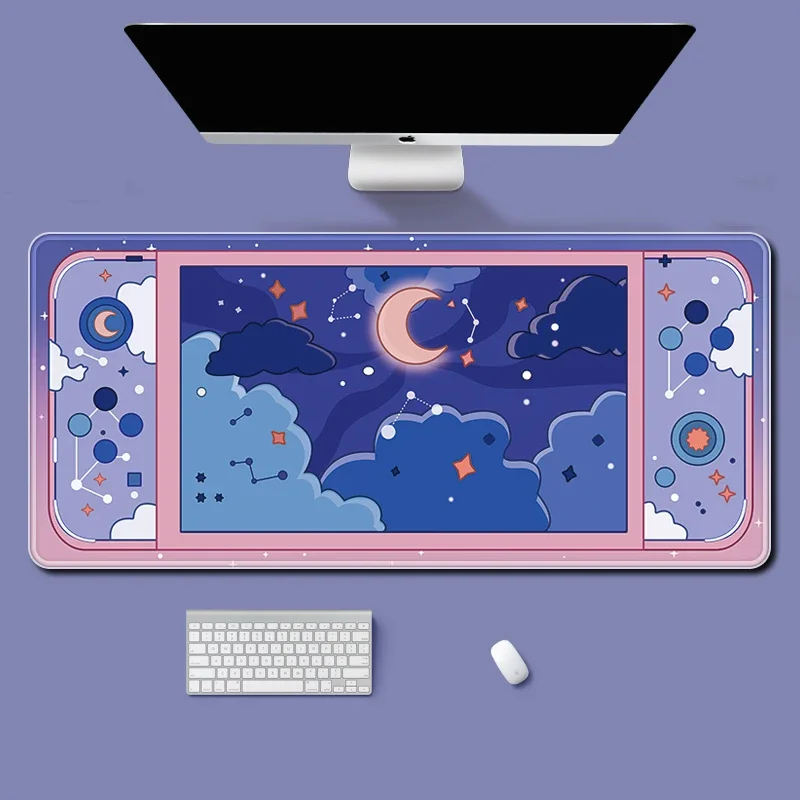 Alas meja besar bulan dan bint - Desk Setup Gadgets ulasan dan harga