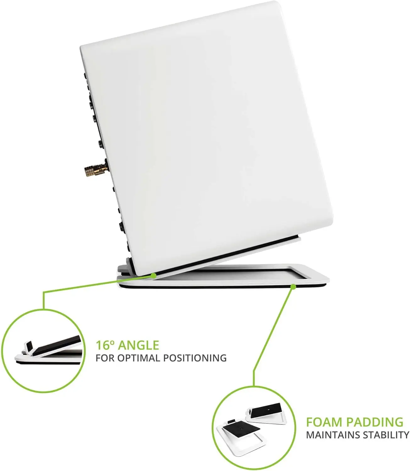 2 buah dudukan Speaker Desktop - Desk Setup With Speakers ulasan dan harga