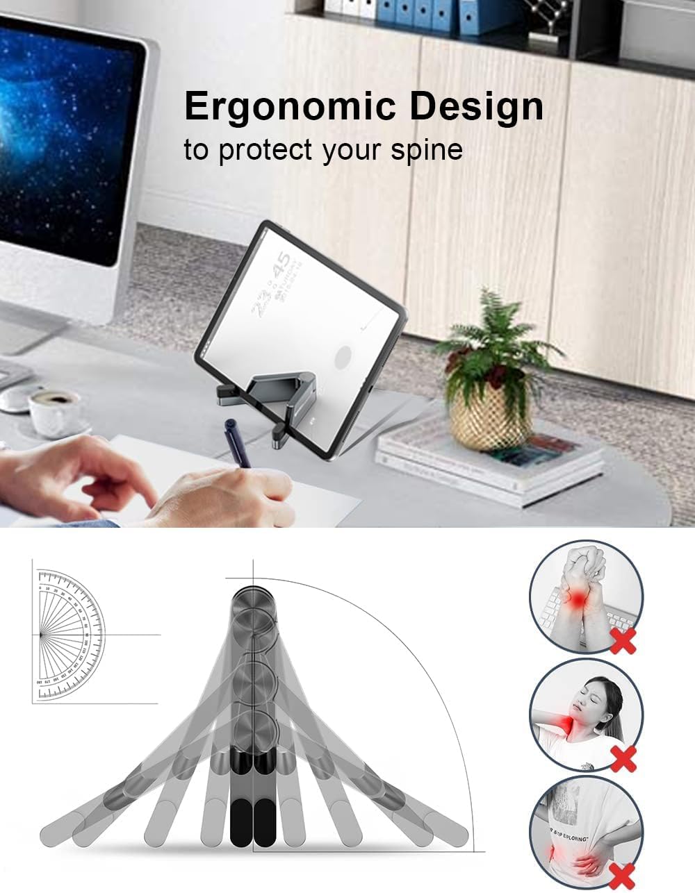 Dudukan Ponsel Lipat dari Alum - Desk Setup Table ulasan dan harga