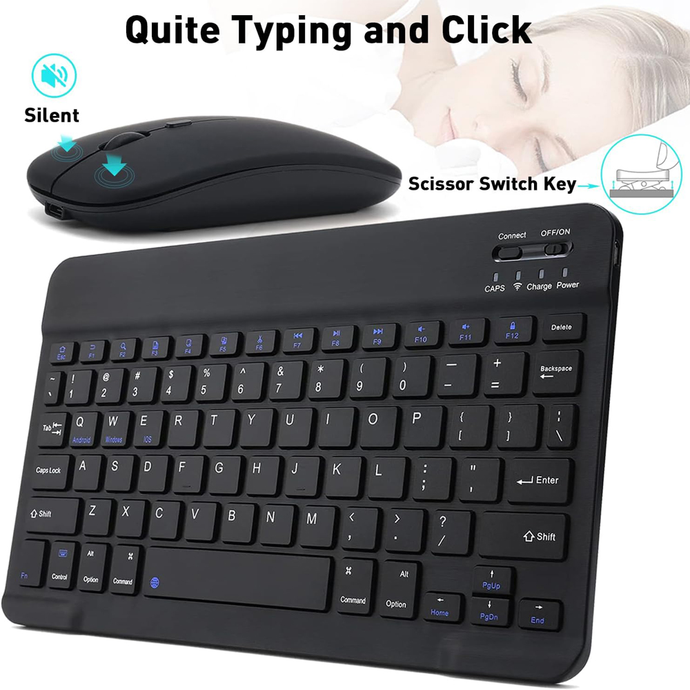 Keyboard Mini Bluetooth Nirkab - Desk Setup Keyboard ulasan dan harga