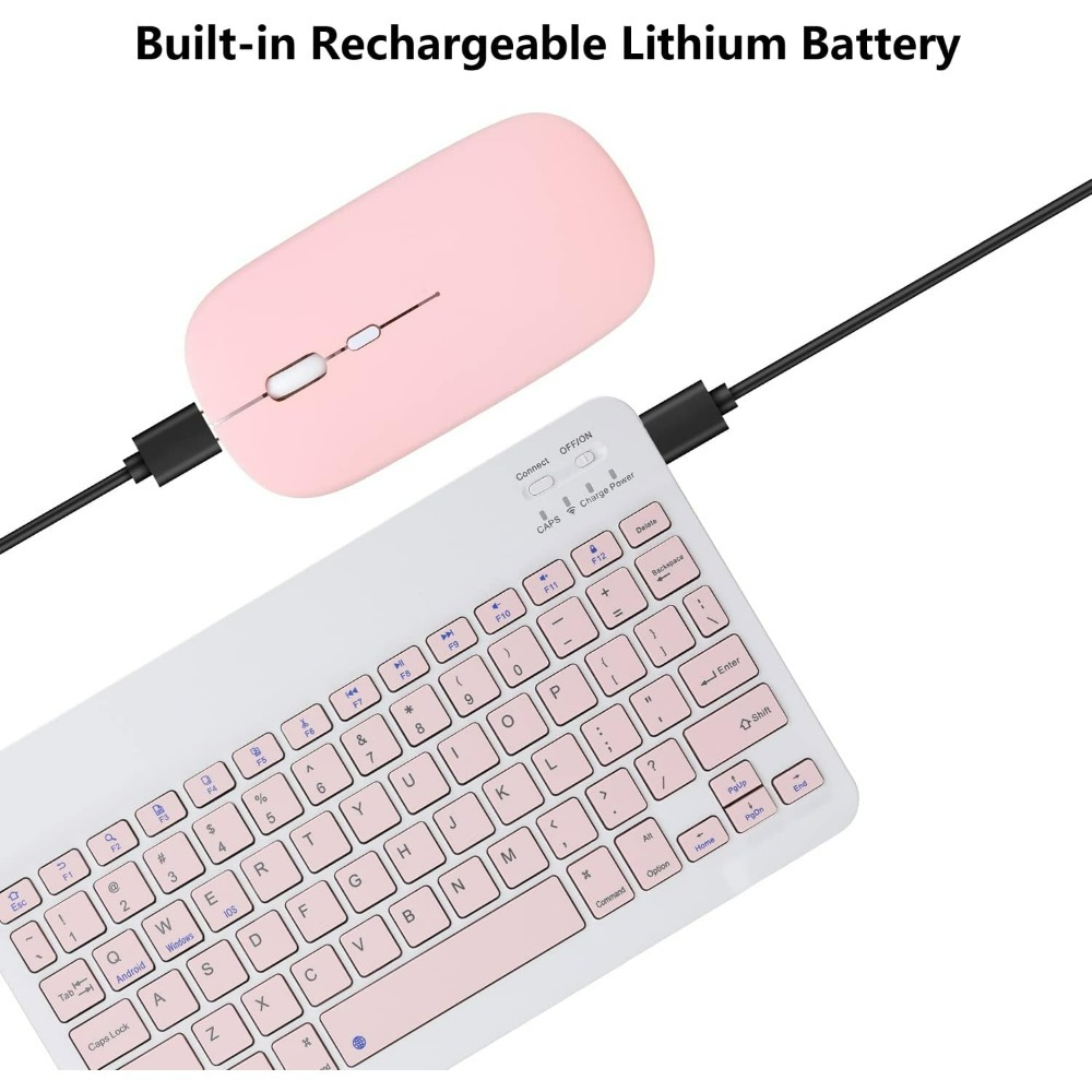 Keyboard Mini Bluetooth Nirkab - Desk Setup Keyboard ulasan dan harga