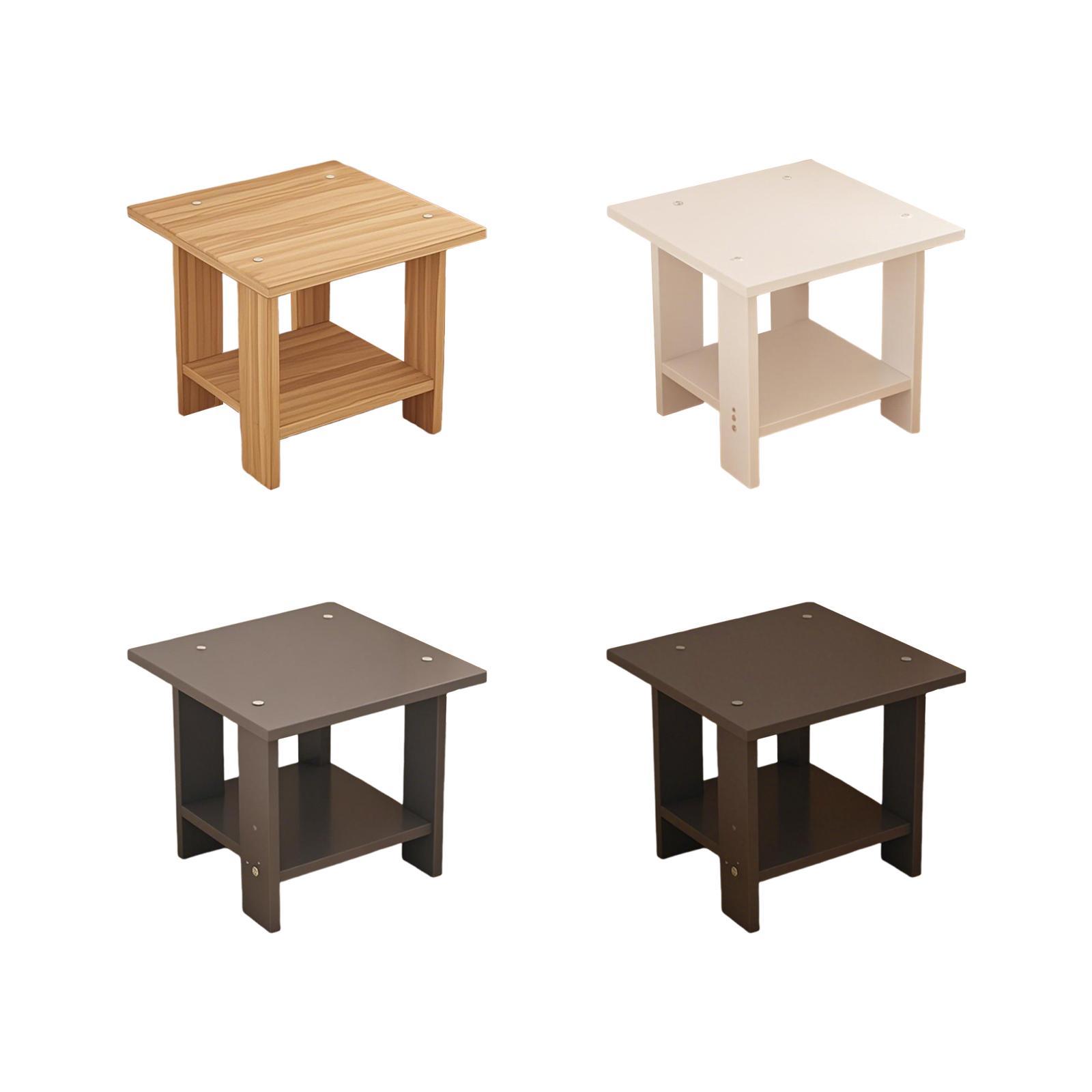 Meja Samping Kayu Dua Lapis Mu - Desk Setup For Laptop ulasan dan harga