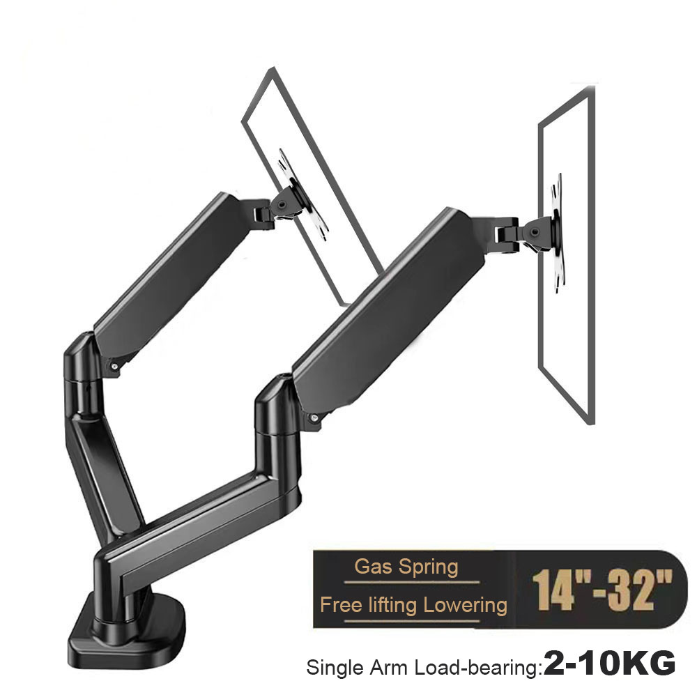 Sandaran lengan Monitor ganda  - Desk Setup Monitor Arm ulasan dan harga
