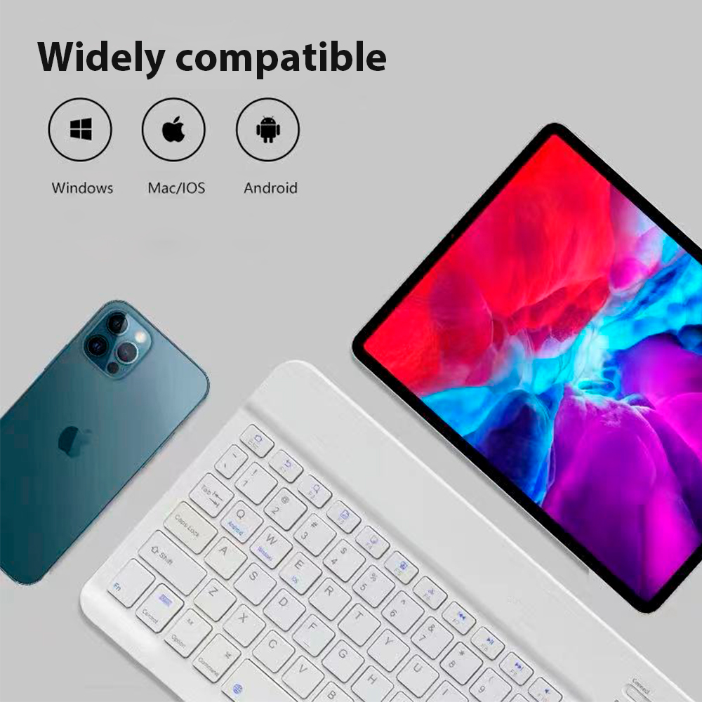 Keyboard nirkabel Bluetooth Un - Desk Setup Keyboard ulasan dan harga