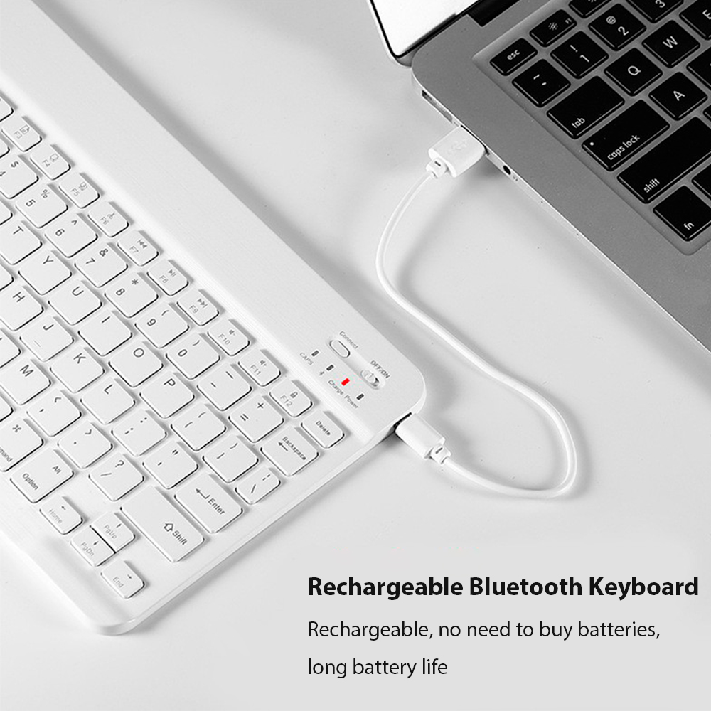 Keyboard nirkabel Bluetooth Un - Desk Setup Keyboard ulasan dan harga