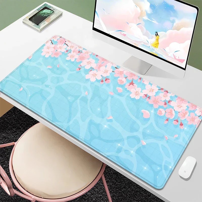 Alas Mouse Besar VIKAMA Cherry - Desk Setup Girly ulasan dan harga