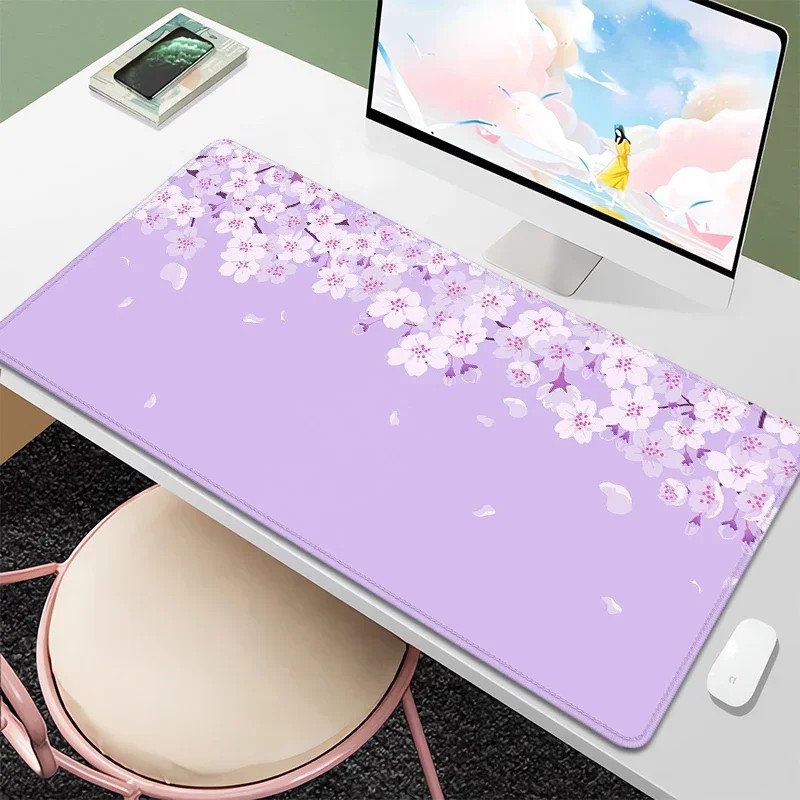 Alas Mouse Besar VIKAMA Cherry - Desk Setup Girly ulasan dan harga
