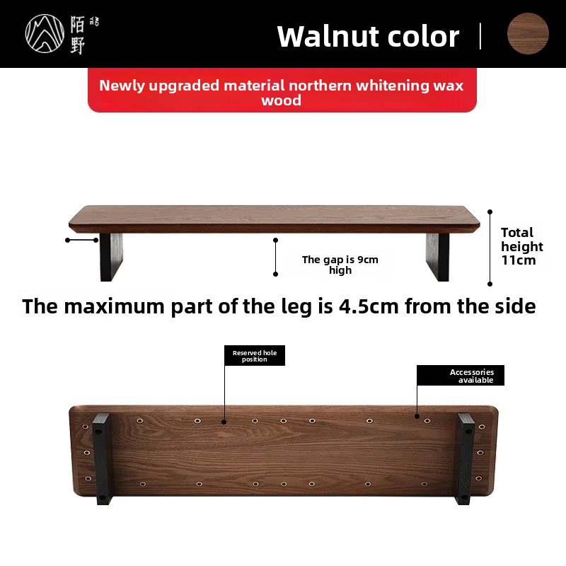 Penyangga Monitor Kayu Solid R - Setup Desk Monitor ulasan dan harga