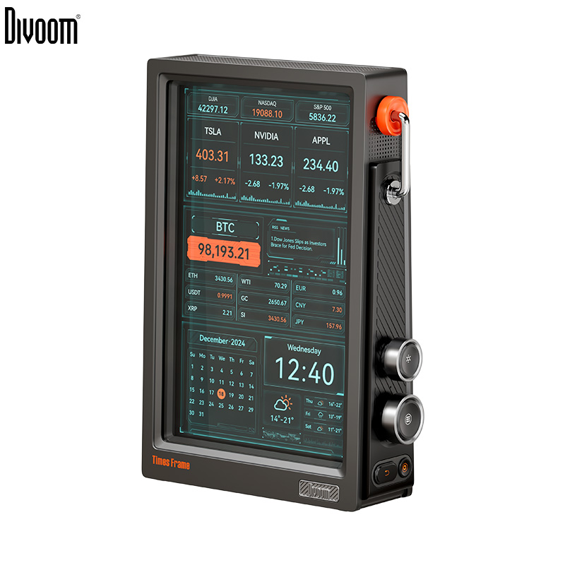Jam Digital Pintar Divoom Time - Desk Setup With Speakers ulasan dan harga
