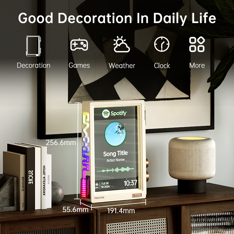 Jam Digital Pintar Divoom Time - Desk Setup With Speakers ulasan dan harga