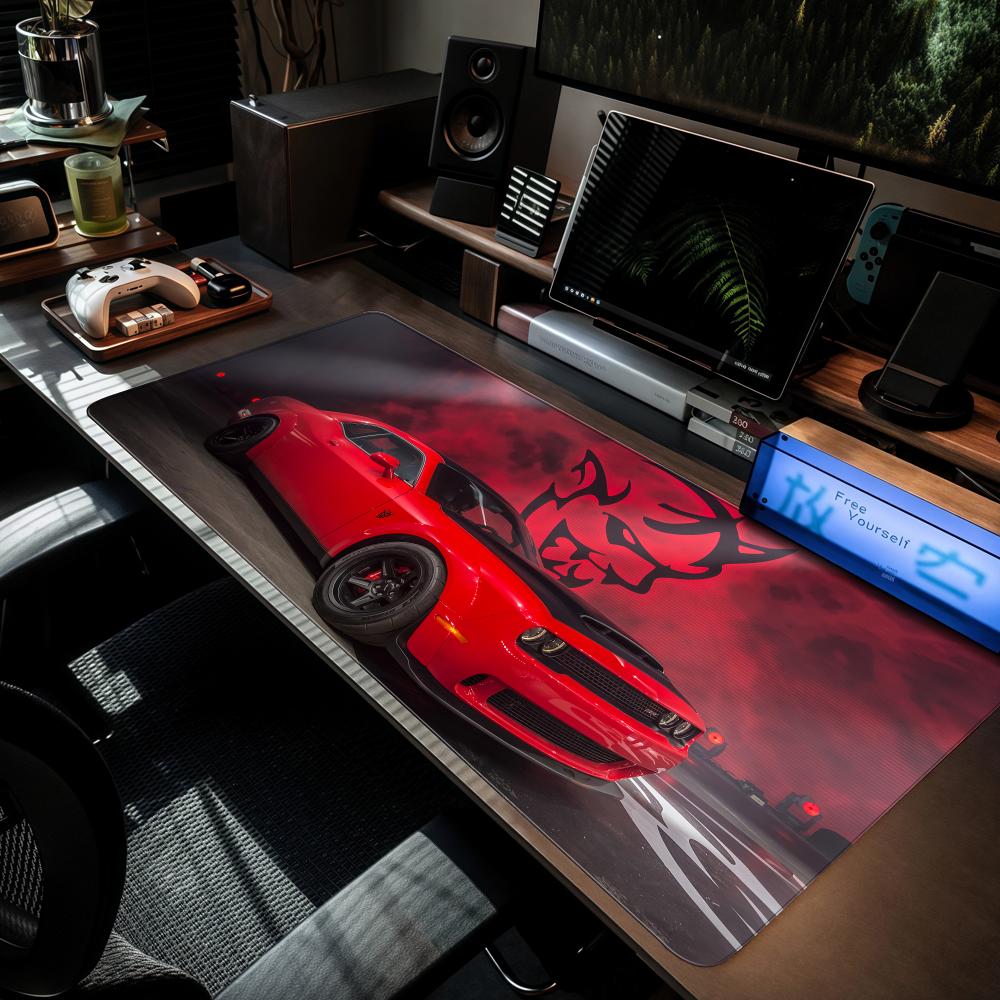 D-DodgeS Car Cool Mouse Pad XX - Desk Setup For Laptop ulasan dan harga