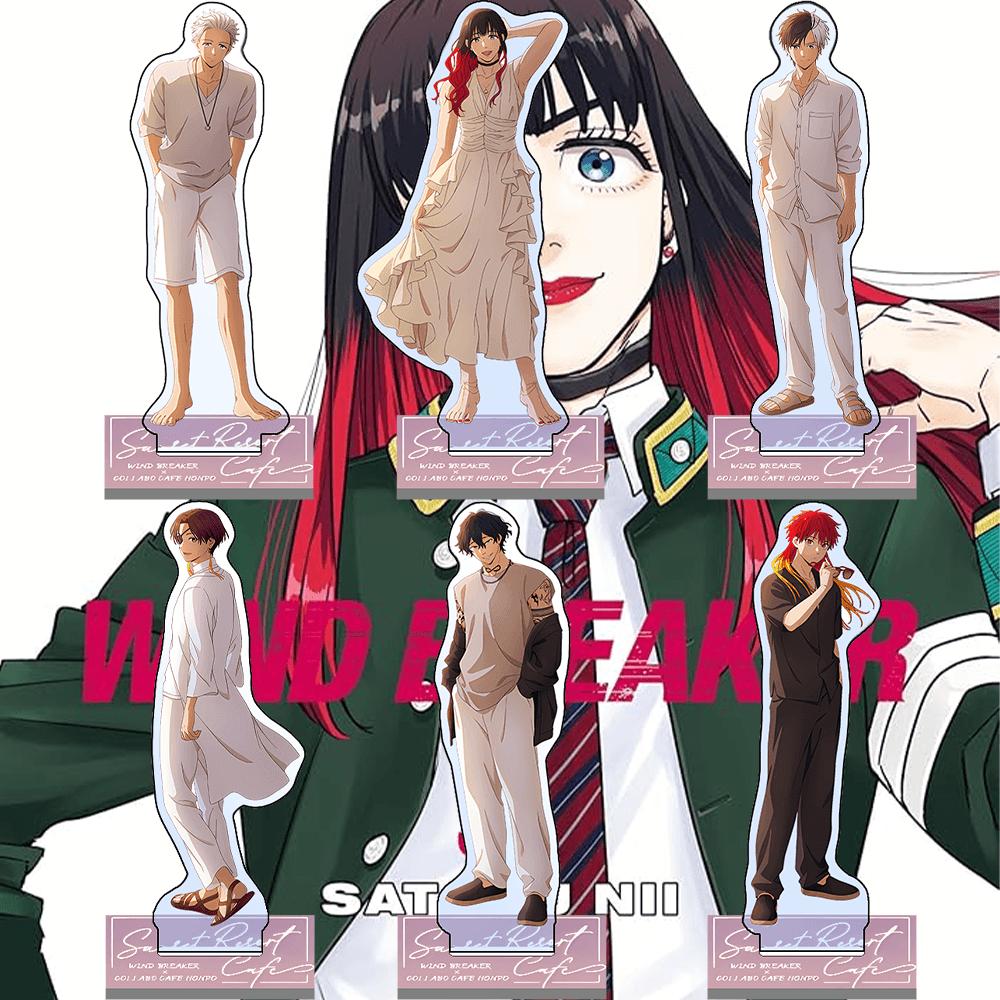 WIND BREAKER Umemiya Hajime 15 - Desk Setup White ulasan dan harga