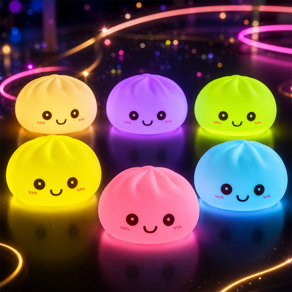 Lampu Malam Bentuk Pangsit Bar - Desk Setup Kawaii ulasan dan harga