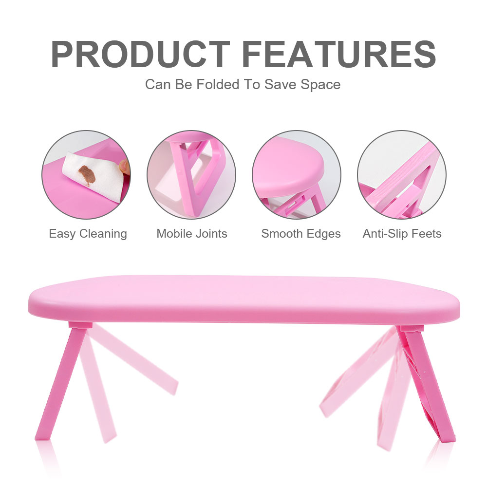 Bantal tangan desain portabel  - Desk Setup White ulasan dan harga