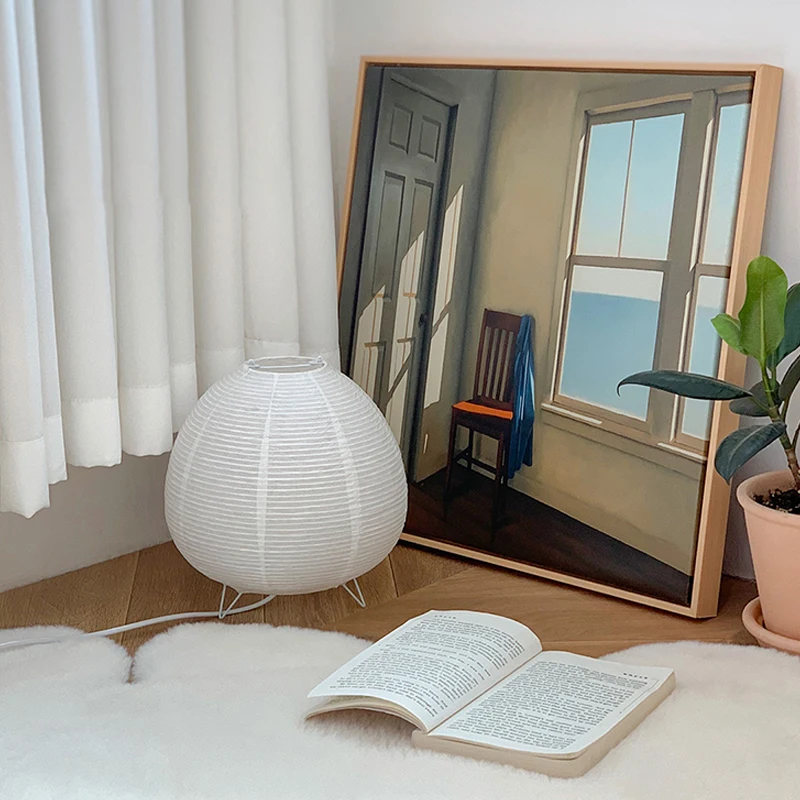 Lampu meja Led lentera kertas  - Desk Setup White ulasan dan harga