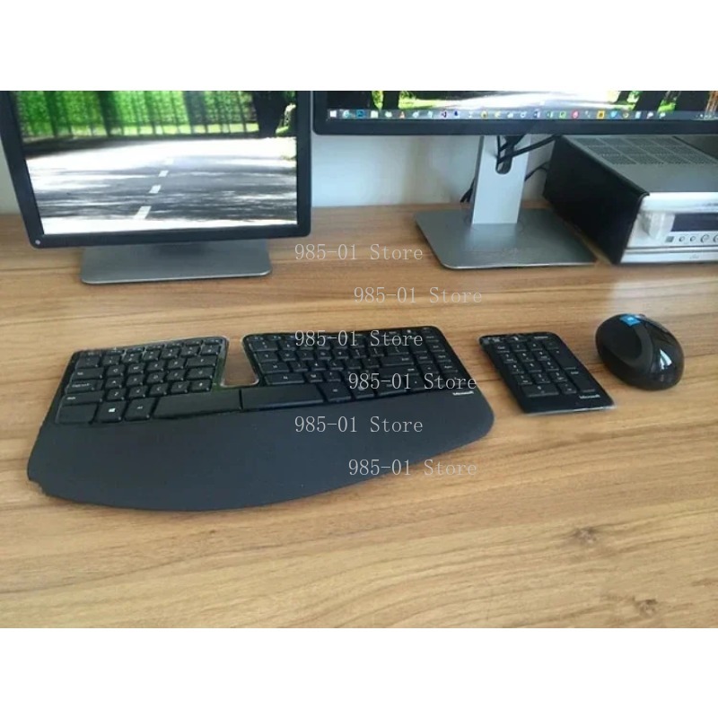 Set Keyboard dan Mouse Nirkabe - Desk Setup Keyboard ulasan dan harga