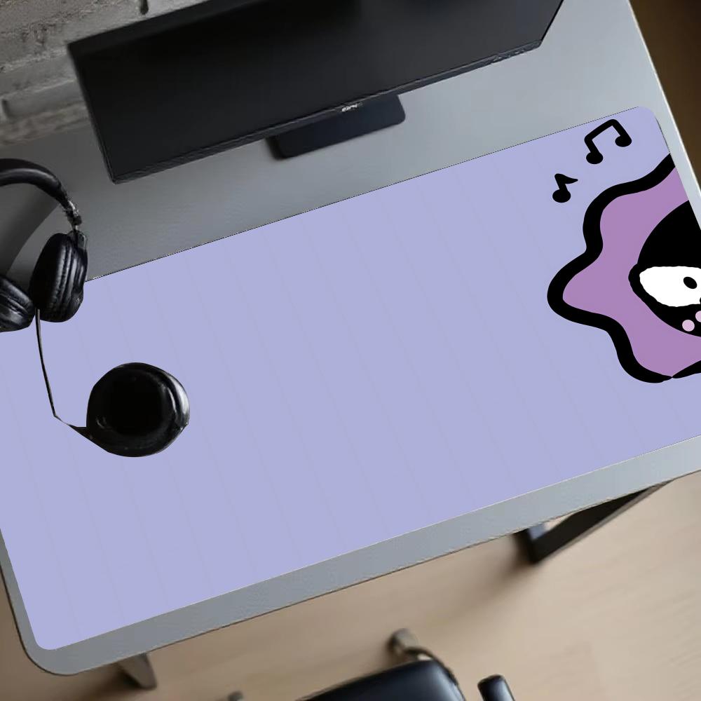 Alas Mouse Lucu Ungu dengan Ek - Desk Setup Gadgets ulasan dan harga